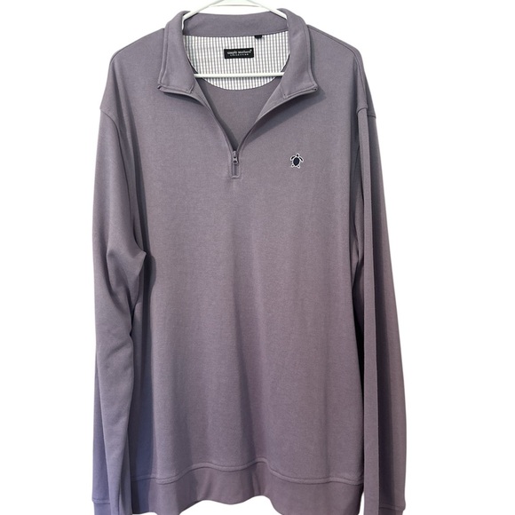 Simply Southern 1/4 Zip Pullover Sweater Size XL Men Purple Poly Cotton - Picture 1 of 3